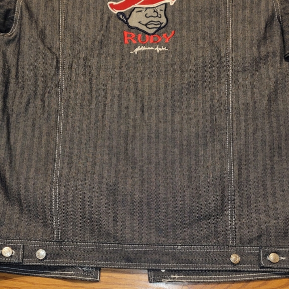 Vintage Platinum Fubu Fat Albert Rudy Denim Jacket XXXL 3XL mens - Picture 11 of 11
